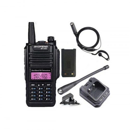 Baofeng BF-A58 walkie-talkie - sort, 1.800 mAh