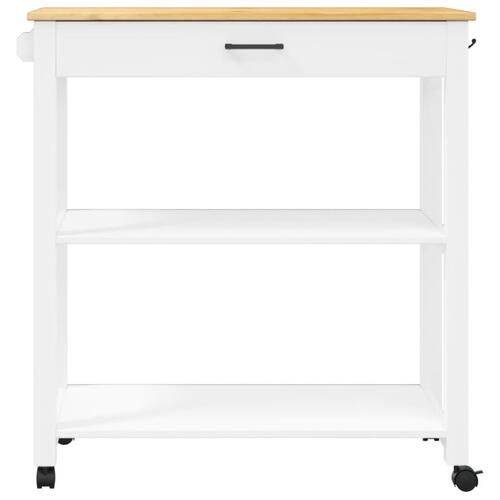 Køkkenvogn MONZA 84x40x90 cm massivt fyrretræ