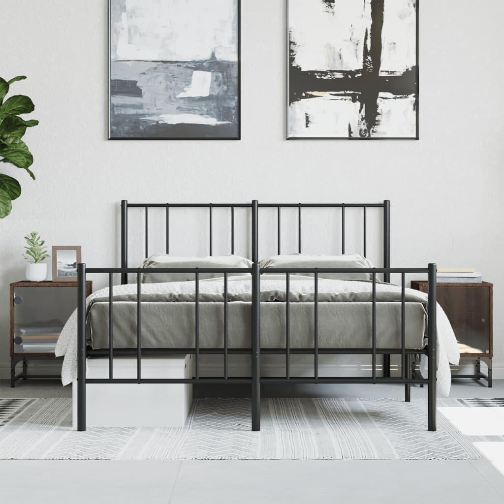 Sengeborde med glaslåger 2 stk. 35x37x50 cm brun egetræ