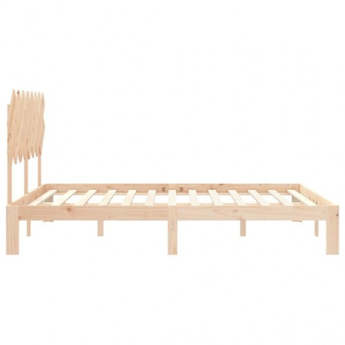 Sengeramme i massivt fyrretræ 160 x 200 cm - uden madras