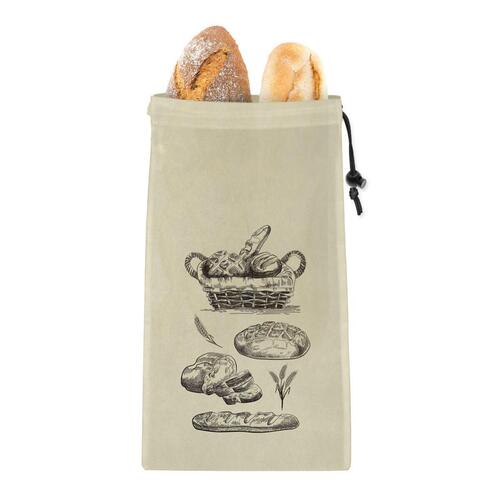 Sæt med genanvendelige poser til fødevarer Quttin Brød TNT (Non Woven) 2 Dele 25 x 45 cm (36 Enheder)