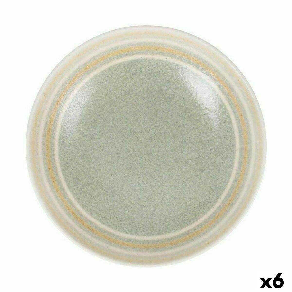 Dyb tallerken Santa Clara Kenia Porcelæn Ø 20,5 cm (6 enheder)