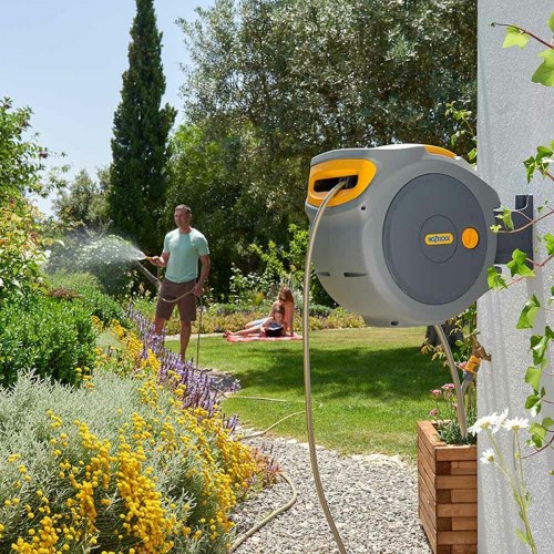 Hozelock AutoReel slangeopruller 20 m - vægmonteret, plastik