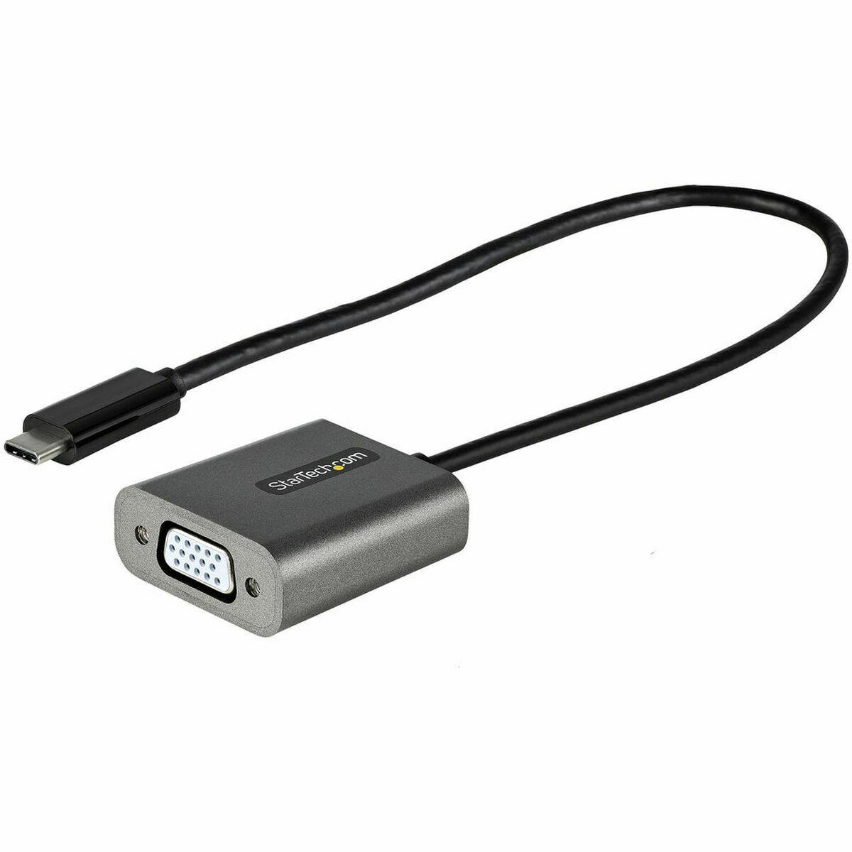 Usb C Til Vga Kabel Startech Cdp2vgaec Sort