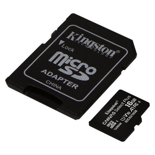 Mikro-SD-hukommelseskort med adapter Kingston SDCS2 100 MB/s exFAT 128 GB