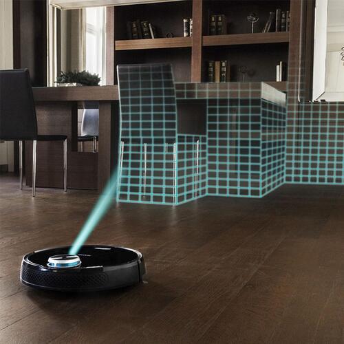 Robotstøvsuger Conga 5490 10000 Pa WiFi Sort 6400 mAh (OUTLET A+)