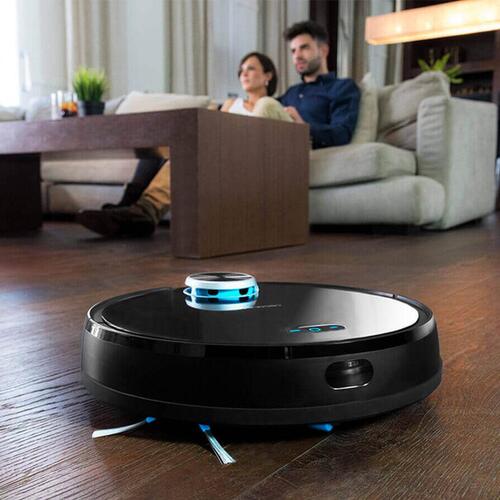 Robotstøvsuger Conga 5490 10000 Pa WiFi Sort 6400 mAh (OUTLET A+)