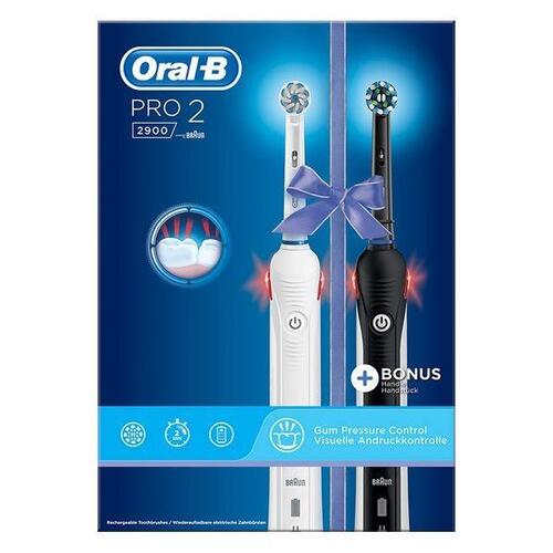 Elektrisk tandbørste Oral-B Cross Action Pro2000 (2 stk)