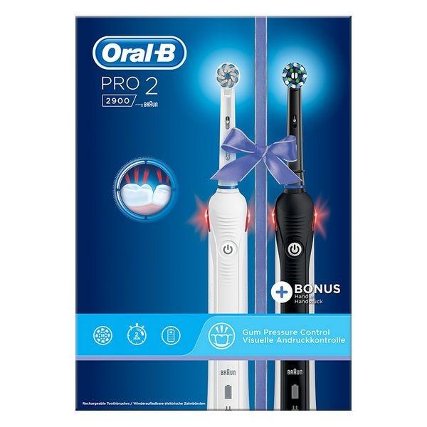 Elektrisk tandbørste Oral-B Cross Action Pro2000 (2 stk)