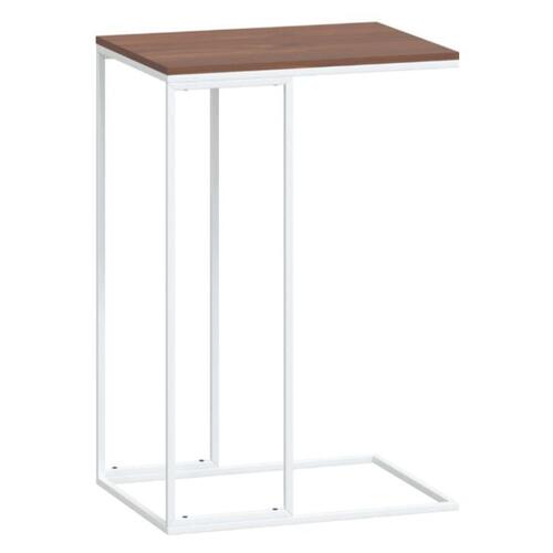 Sidebord 40x30x59 cm konstrueret træ hvid