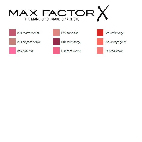 Læbestift Lipfinity Velvet Matte Max Factor (23 g) 025 - red luxury