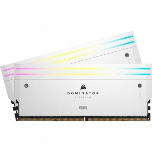 Corsair Dominator Titanium DDR5 RAM 32 GB (2×16 GB) 6600 MHz CL32 - Hvid