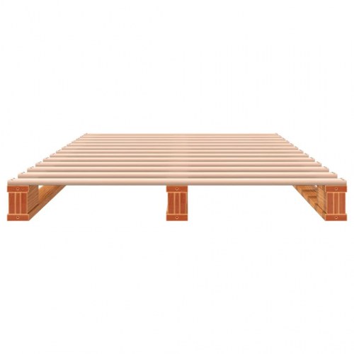 Palleseng 90x200 cm massivt fyrretræ gyldenbrun