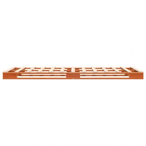 Palleseng 90x200 cm massivt fyrretræ gyldenbrun