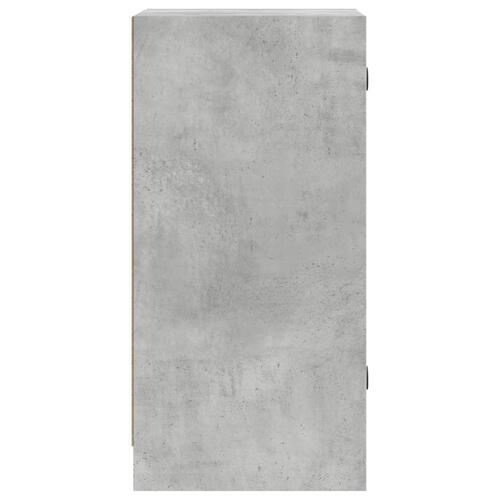 Skab med glaslåger 35x37x75,5 cm betongrå
