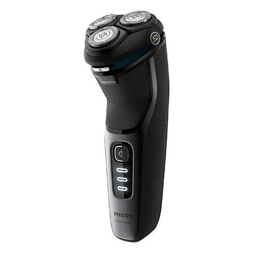 Genopladelig elektrisk barbermaskine Philips Wet&Dry S3231/52 Sort