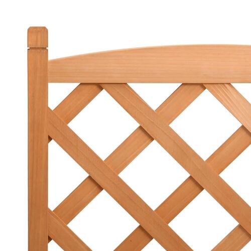 Plantekasse med espalier massivt grantræ brun