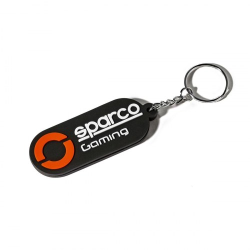 Sparco Gaming nøglesnor - sort plastik nøglering