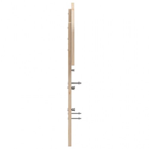 Sengegavl 120 cm massivt fyrretræ
