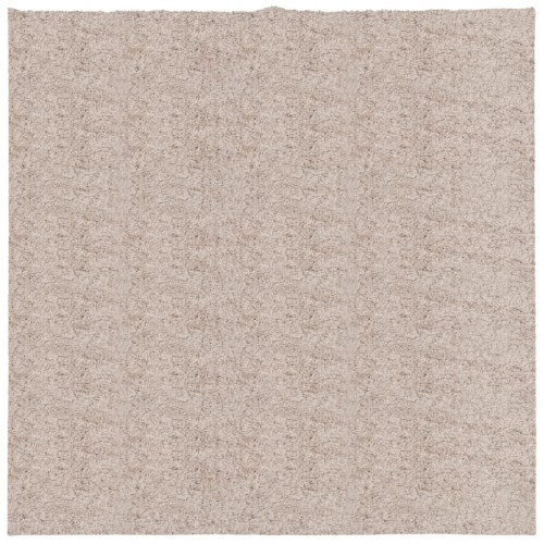 Shaggy gulvtæppe PAMPLONA 160x160 cm høj luv beige