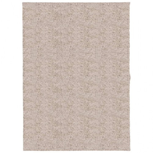 Shaggy gulvtæppe PAMPLONA 140x200 cm høj luv beige