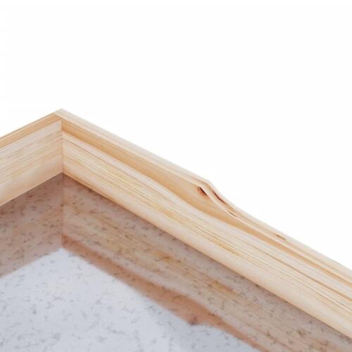 Plantebord med hylder 78x38x82,5 cm massivt grantræ
