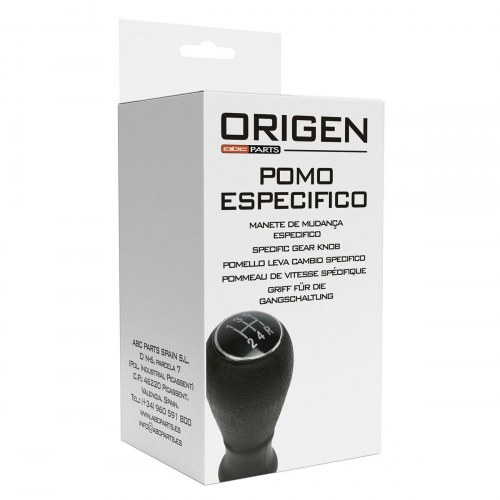 Gearknop til gearstang ABC Parts - Toyota Corolla/Auris/Yaris - 5-trins - Sort/Sølv