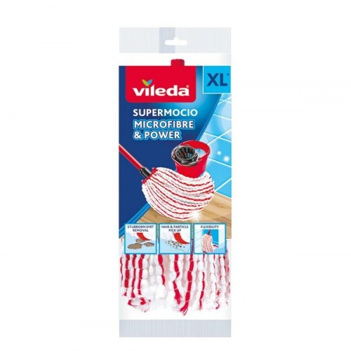 Vileda SuperMocio Microfibre & Power - udskiftningsmoppe (1 stk)