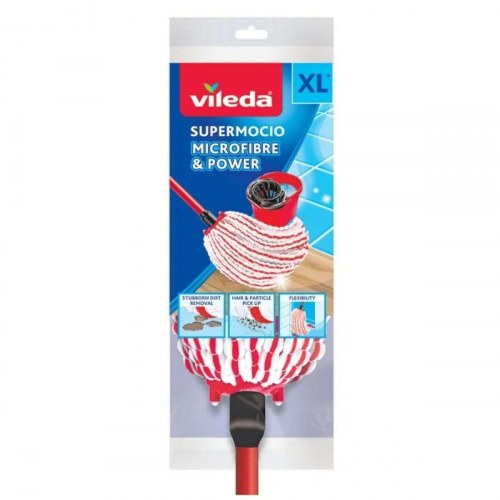 Vileda SuperMocio Microfibre & Power - udskiftningsmoppe (1 stk)