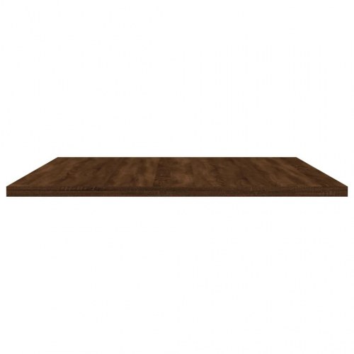 Væghylder 4 stk. 80x50x1,5 cm konstrueret træ brunt egetræ