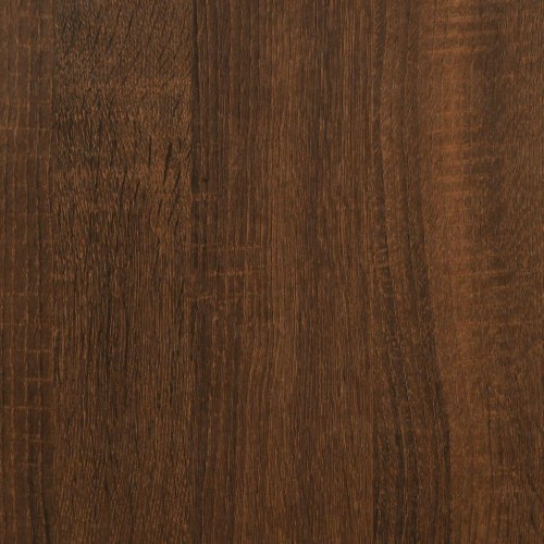 Væghylder 4 stk. 80x50x1,5 cm konstrueret træ brunt egetræ