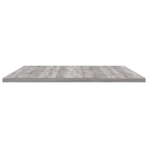 Væghylder 4 stk. 80x50x1,5 cm konstrueret træ grå sonoma-eg