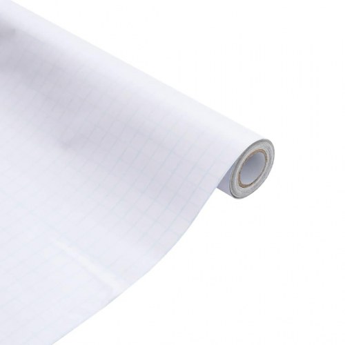 Vinduesfolie 60 x 1.000 cm i PVC - matteret grå, selvklæbende