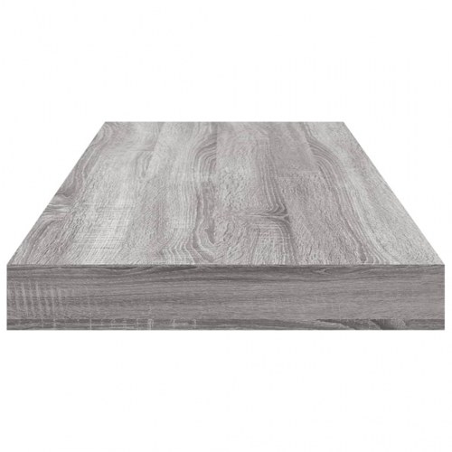 Væghylder 4 stk. 60×10×1,5 cm i konstrueret træ - grå sonoma-eg