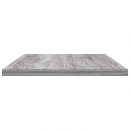 Væghylder 4 stk. - 60×20×1,5 cm i konstrueret træ, grå sonoma-eg