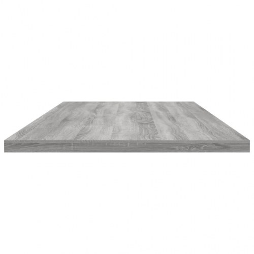 Væghylder 4 stk. 100x30x1,5 cm konstrueret træ grå sonoma-eg