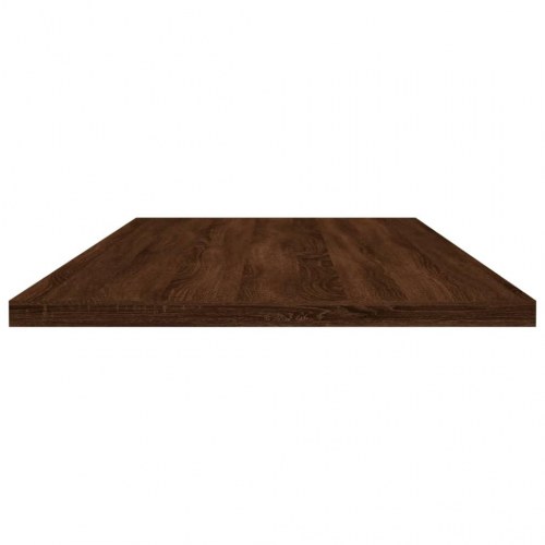 Væghylder 4 stk. 100x30x1,5 cm konstrueret træ brunt egetræ