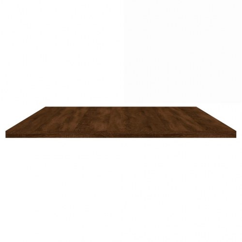 Væghylder 4 stk. 100x50x1,5 cm konstrueret træ brunt egetræ