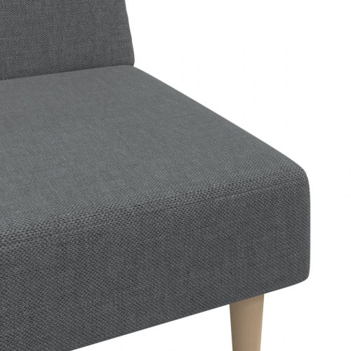2-personers sovesofa i stof - lysegrå