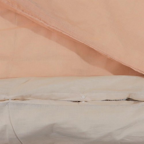 Sengetøj 200×200 cm i 100 % bomuld - lyserød
