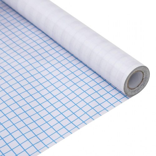 Vinduesfolie 60 x 1000 cm stribet matteret PVC