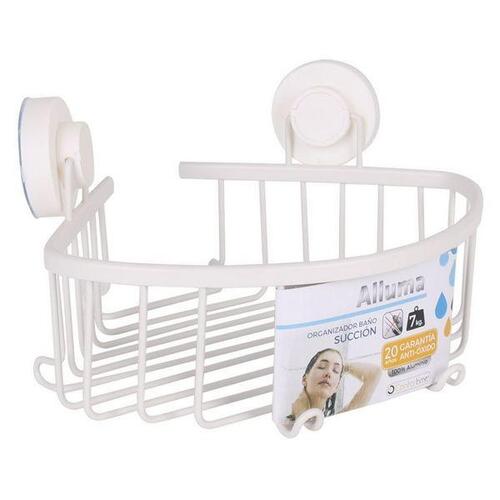 Badeværelse reol Confortime Med Sugekopper (22,5 x 22,5 x 11,5 cm)