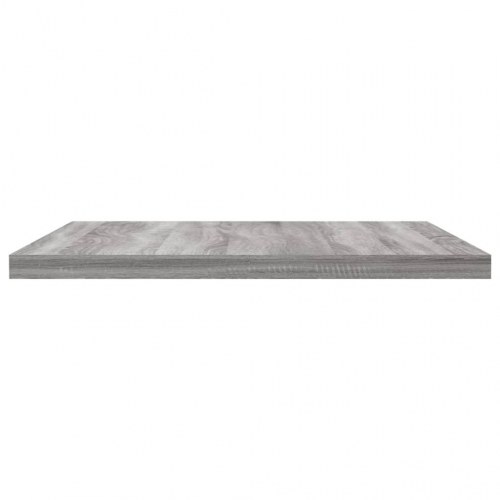 Væghylder 4 stk. 40×30×1,5 cm i konstrueret træ - grå sonoma-eg
