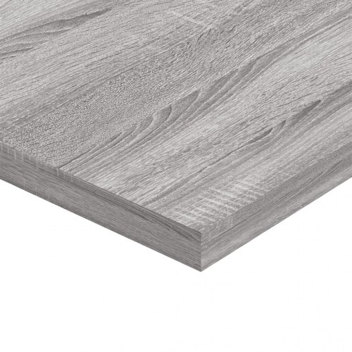 Væghylder 4 stk. 40×30×1,5 cm i konstrueret træ - grå sonoma-eg