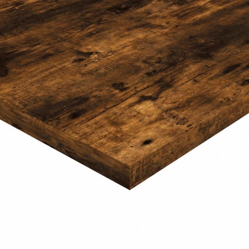 Væghylder 4 stk. 60×30×1,5 cm i konstrueret træ - røget egetræ
