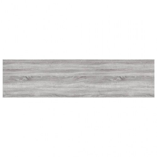 Væghylder 4 stk. 80×20×1,5 cm - konstrueret træ, grå sonoma-eg