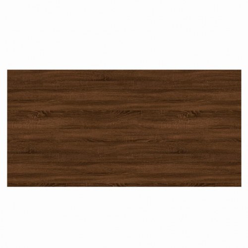 Væghylder 4 stk. 80x30x1,5 cm konstrueret træ brunt egetræ