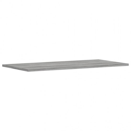 Væghylder 4 stk. - 80×30×1,5 cm i konstrueret træ, grå sonoma-eg