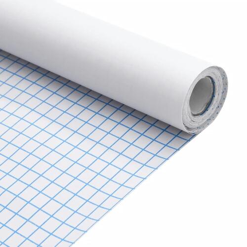 Selvklæbende folie til møbler 90x500 cm PVC mat hvid