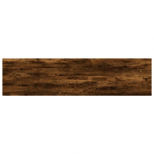 Væghylder 4 stk. - 40×10×1,5 cm i konstrueret træ, røget egetræ